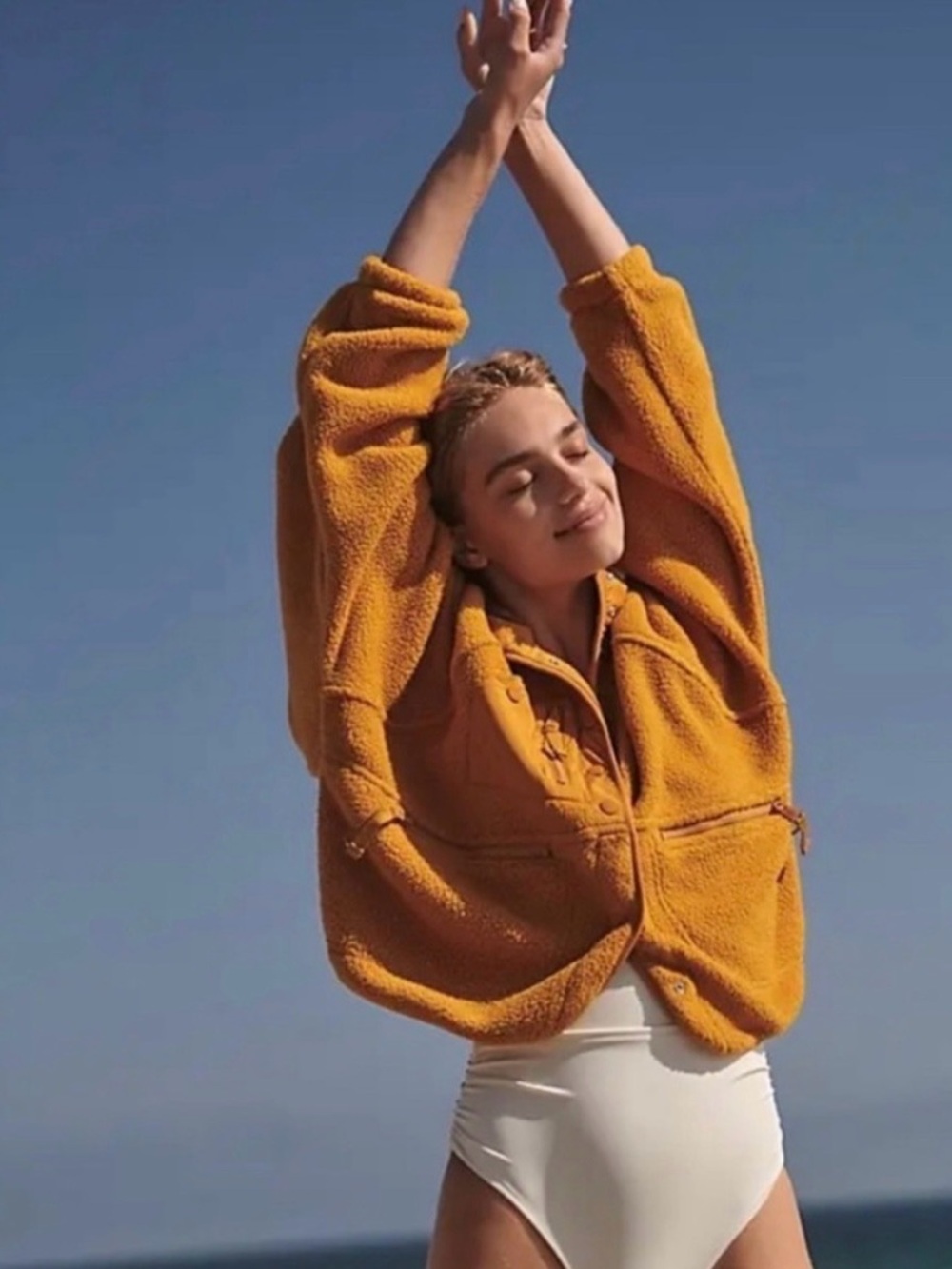 FP Movement - Hit the Slopes fleece - Mustard Yellow